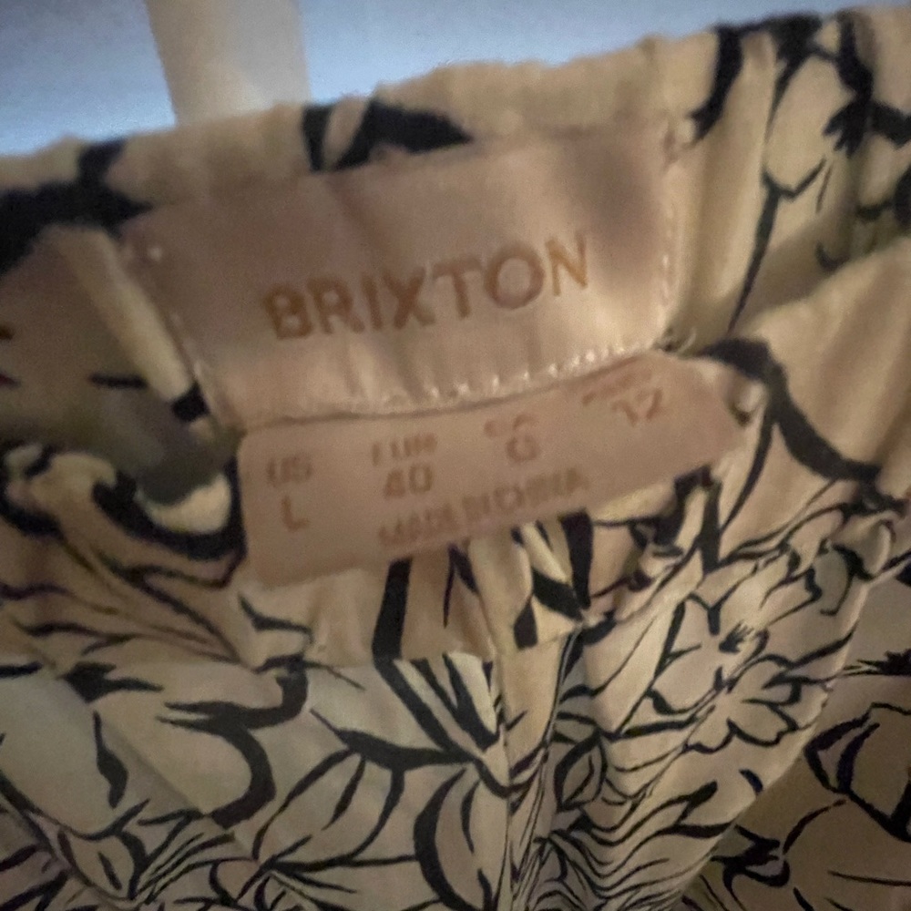 Brixton Indo Linen Wide Leg Pant - Women's With Pockets! - Picture 5 of 8